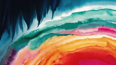 Watercolor abstract background. Hand-painted background. SELF MADE.の素材