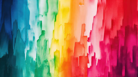 Abstract colorful watercolor hand painted background, Creative Design Templates.の素材