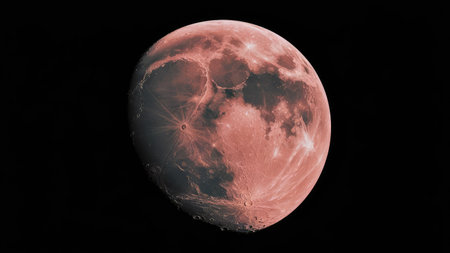 Red planet in outer space. Elements of this image furnished by NASAの素材