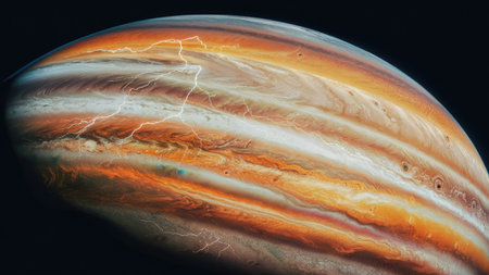 Planets and galaxy, science fiction wallpaper. Beauty of the universe.の素材