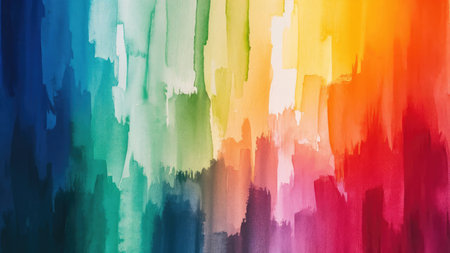 Abstract colorful pastel with gradient multicolor ink paint on paper backgroundの素材