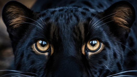 Portrait of a cougar (Puma concolor), also known as the mountain lion.の素材