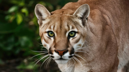 Close-up portrait of a leopard, Panthera pardusの素材