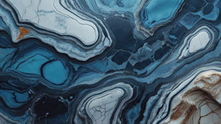 Marble abstract acrylic painting. Marbling artwork texture. Agate ripple pattern. Gold powder.の素材