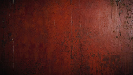 Old red grunge metal texture background. Grunge metal textureの素材