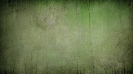 Grunge green background with space for your text or image.の素材