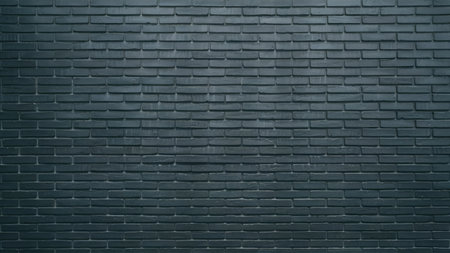 Black brick wall texture background. Black brick wall texture. Black brick wall background.の素材
