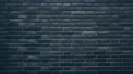 Dark blue brick wall texture. Abstract background and texture for design.の素材