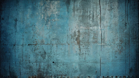 Blue grunge concrete wall texture. Abstract background and texture for design.の素材
