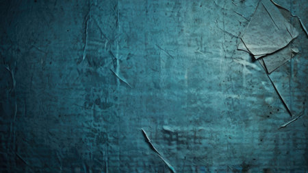 Blue grunge metal texture with scratches and cracks. Abstract background for design.の素材