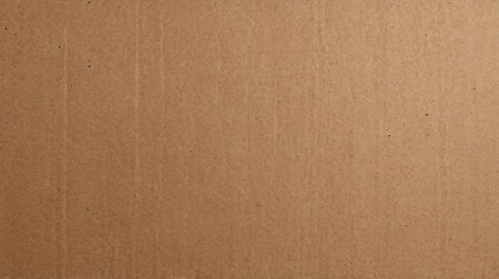 Brown corrugated cardboard sheet useful as a background - horizontal imageの素材