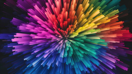 Colorful background of abstract lines. Colorful background of abstract lines.の素材