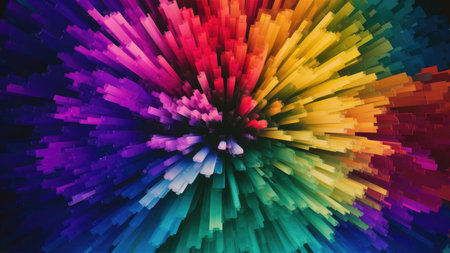 Colorful abstract background for web design and desktop envelopment, development concept.の素材