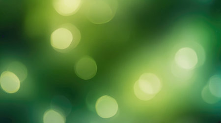 green bokeh background from nature under tree shade for christmasの素材