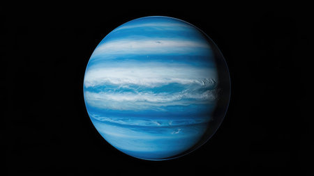 planet in deep space. Elements of this image furnished by NASA.の素材