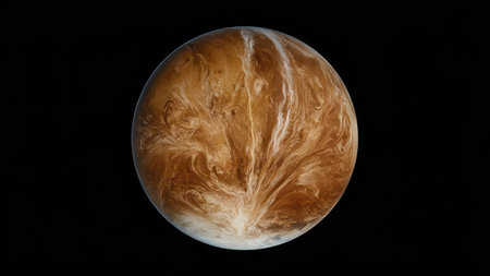 Planet Mars on a black background. 3d illustration. Elements of this image furnished by NASAの素材