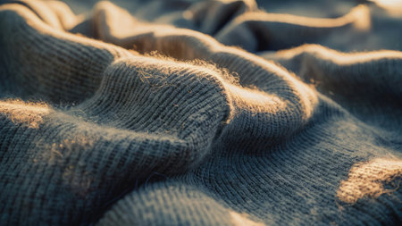 close up detail of fabric texture background - vintage filter and light leak effectの素材