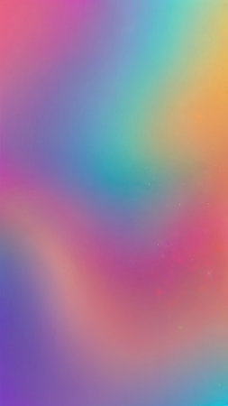 Holographic foil. Iridescent foil. Glitch Hologram. Pastel neon rainbow. Ultraviolet metallic paper. Template for presentation. Cover to web design. Abstract colorful gradient.の素材