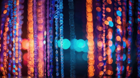 Abstract bokeh background of Christmas lights. Bokeh background.の素材