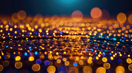 abstract background with bokeh defocused lights, abstract backgroundの素材