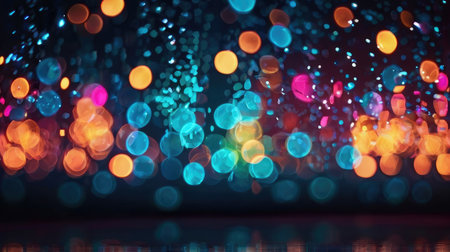 defocused lights bokeh background, bokeh abstract backgroundの素材