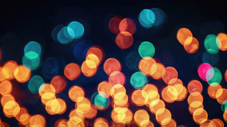 Abstract circular bokeh background of Christmaslight,abstract backgroundの素材