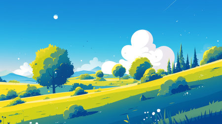 A beautiful landscape image, suitable for a background.の素材