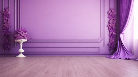 This picture is very suitable for wedding backgrounds for your creative projects with a purple color ambiance.の素材