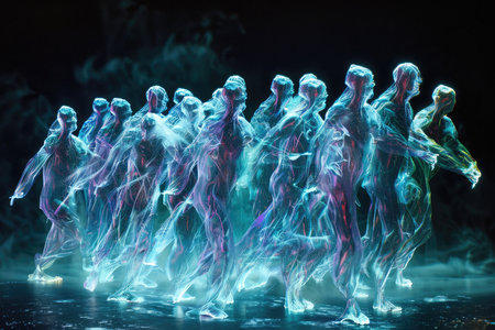 Chinese modern dancer performs on stage at JINCHENG theater.May 25, 2011 in Chengdu, China.の素材