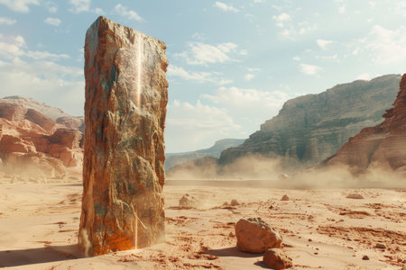 Rock formation in Valley of Fire State Park, Nevada, USA.の素材