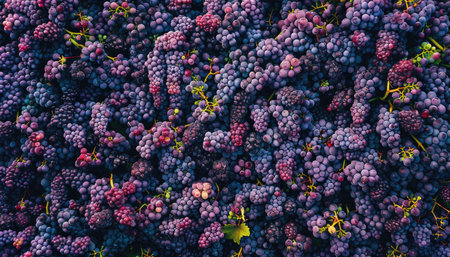 3d illustration of a bunch of grapes. Bunch of grapes background.の素材