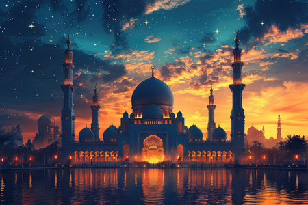 Sheikh Zayed Grand Mosque in Abu Dhabi, United Arab Emiratesの素材