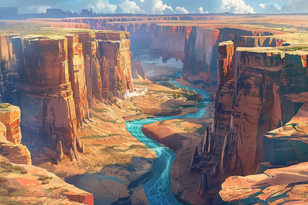 Colorado River in Canyonlands National Park, Utah, United States.の素材