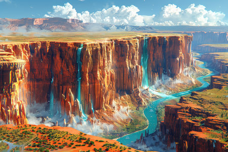 Horseshoe Bend in Canyonlands National Park, Utah, USAの素材