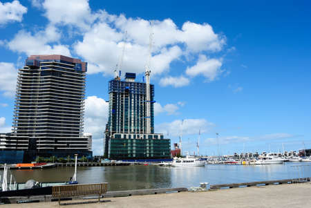Construction of new hi-rise apartment buildings in inner cities