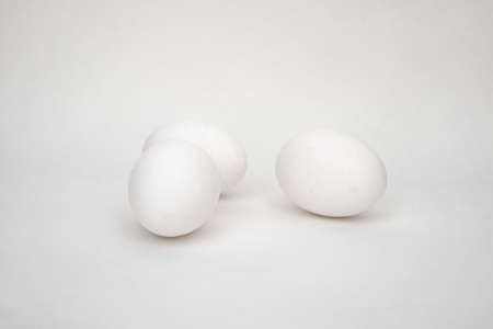 White eggs white background. White in Whiteの写真素材