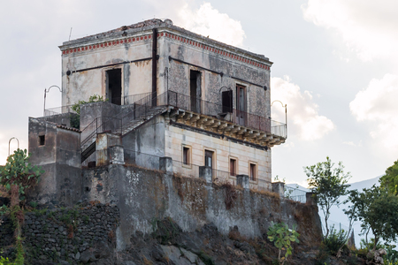 Ancient building in Sicilyの写真素材