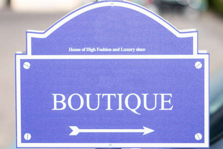 Metal sign with directions and instructions in Italianの写真素材