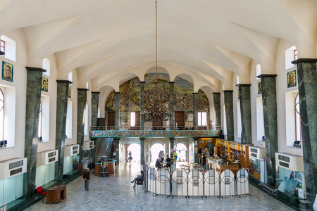 Caltagirone Gallery now Transformed into a lounge bar and diningのeditorial素材