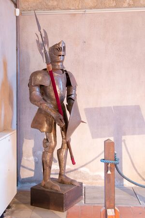 Model Medieval reconstruction wooden made, and metal madeのeditorial素材