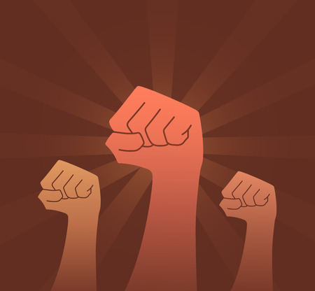 This is an illustration about revolution themeのイラスト素材