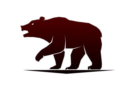 This is a vector illustration of bearのイラスト素材