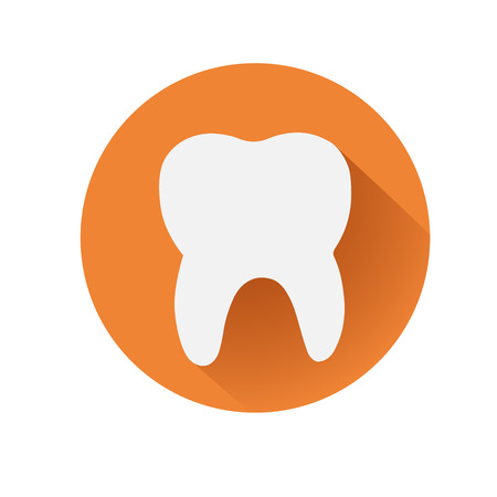 This is an illustration of a tooth symbolのイラスト素材