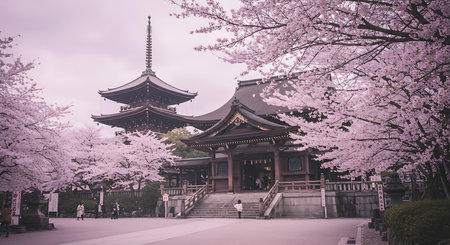 Kiyomizu-dera Temple in Kyoto, Japanの素材
