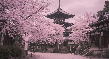 Kiyomizu-dera Temple in Kyoto, Japanの素材