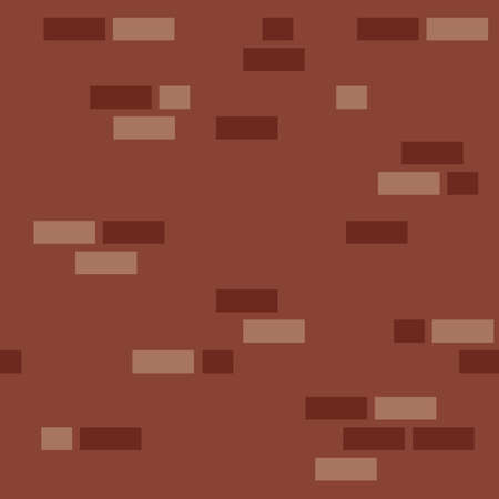 Brick wall pattern in flat style. Simple vector illustration.のイラスト素材