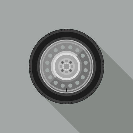 Car wheel iconのイラスト素材