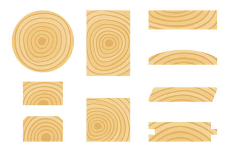 Wooden detailsのイラスト素材