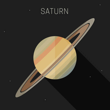Saturn planet.のイラスト素材
