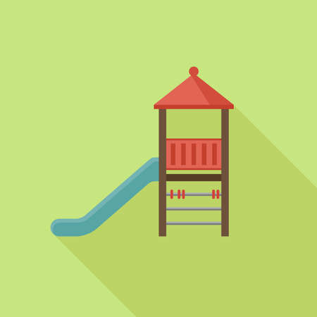 Slide play equipment.のイラスト素材